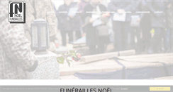 Desktop Screenshot of funeraillesnoel.be